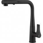 Kitchen tap Deck-mounted material: Brass with shower Matte Black, color: Black surface: Matt Deck-mounted Kitchen tap Deck-mounted material: Brass with shower Matte Black, color: Black surface: Matt Deck-mounted