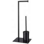 Brush - bin Floor standing material: Brass 25x20x61, color: Black surface: Matt Toilet brush holders Brush - bin Floor standing material: Brass 25x20x61, color: Black surface: Matt Toilet brush holders