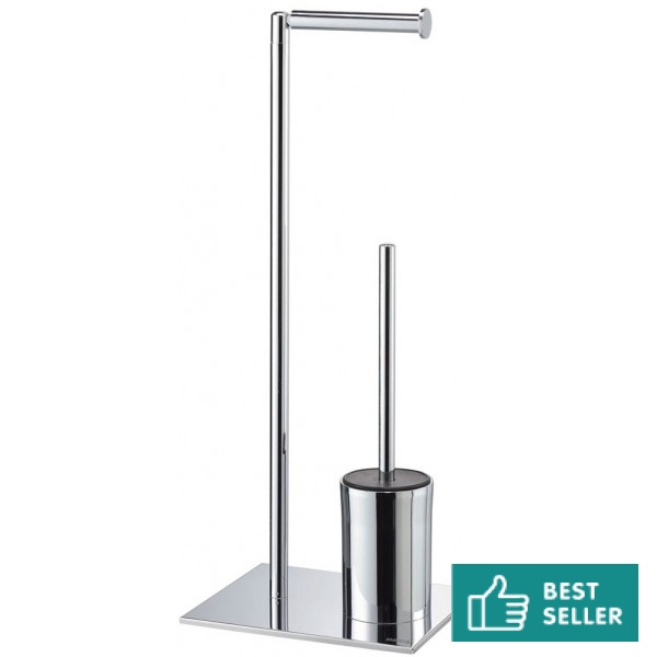 Brush - bin Floor standing material: Brass 25x20x61, color: Chrome surface: Glossy Toilet brush holders Brush - bin Floor standing material: Brass 25x20x61, color: Chrome surface: Glossy Toilet brush holders