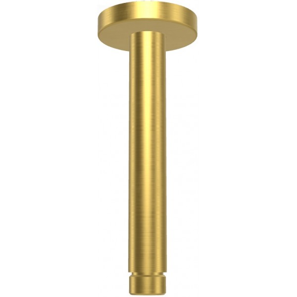 Arm 15cm brushed gold Ceiling-mounted material: Brass, color: Gold surface: Brushed Shower arms
