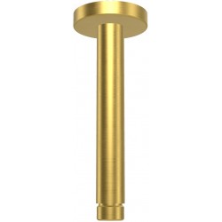 Βραχίονας 15cm brushed gold οροφής από ορείχαλκο, χρώμα: Χρυσό επιφάνεια: Βουρτσισμένη Βραχίονες κεφαλής ντους