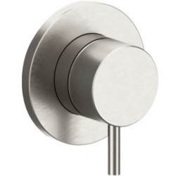 Διανομέας εντοιχιζόμενης μπαταρίας ντουζιέρας κομπλέ 3 εξόδων από inox, χρώμα: Χρωμέ επιφάνεια: Βουρτσισμένη Διανομείς εξωτερικό μέρος