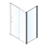 Shower enclosure Linear 80x200 6mm fixed brushed gold surface: Brushed, color: Gold Linear Shower enclosure Linear 80x200 6mm fixed brushed gold surface: Brushed, color: Gold Linear