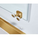 Shower enclosure Linear 120x200 6mm sliding brushed gold surface: Brushed, color: Gold Linear Shower enclosure Linear 120x200 6mm sliding brushed gold surface: Brushed, color: Gold Linear
