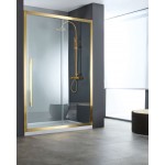 Shower enclosure Linear 120x200 6mm sliding brushed gold surface: Brushed, color: Gold Linear Shower enclosure Linear 120x200 6mm sliding brushed gold surface: Brushed, color: Gold Linear
