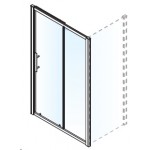 Shower enclosure Linear 120x200 6mm sliding brushed gold surface: Brushed, color: Gold Linear Shower enclosure Linear 120x200 6mm sliding brushed gold surface: Brushed, color: Gold Linear