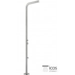 Column outdoor shower material: Inox, color: Chrome surface: Brushed Outdoor shower columns Column outdoor shower material: Inox, color: Chrome surface: Brushed Outdoor shower columns