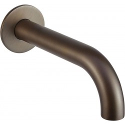 Εκροή (στόμιο) 20cm επίτοιχος τύπος tuscany brass από ορείχαλκο, χρώμα: Καφέ επιφάνεια: Βουρτσισμένη Στόμια (ρουξούνια)
