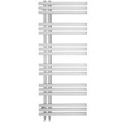 Heated towel rack 50x119 material: Inox, color: Chrome surface: Brushed Heated towel rails