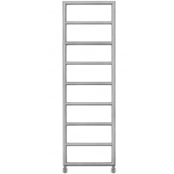 Πετσετοθήκη θερμαινόμενη 50x150 από inox AISI 304 με υδραυλική ή ηλεκτρική λειτουργία, Inox Brushed, χρώμα: Χρωμέ επιφάνεια: Βουρτσισμένη