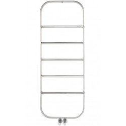 Πετσετοθήκη θερμαινόμενη 45x120 από inox AISI 304 με υδραυλική λειτουργία, inox brushed, χρώμα: Χρωμέ επιφάνεια: Βουρτσισμένη Πετσετοθήκες θερμαινόμενες
