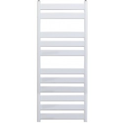 Heated towel rack 50x120 material: Steel 100% Mild Steel, color: White surface: Matt Heated towel rails