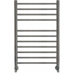 Heated towel rack 50x75 material: Steel, color: Black surface: Matt Heated towel rails