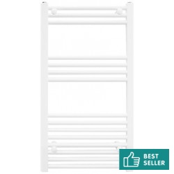 Heated towel rack 50x80 material: Steel, color: White surface: Glossy Heated towel rails