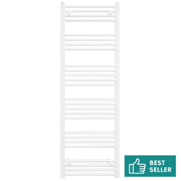 Heated towel rack 50x150 material: Steel, color: White surface: Glossy Heated towel rails
