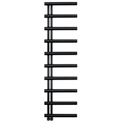 Heated towel rack 50x176 material: Inox, color: Black surface: Matt Heated towel rails