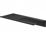 Paper holder with shelf material: Brass 28x12,5cm, color: Black surface: Matt Toilet paper holders Paper holder with shelf material: Brass 28x12,5cm, color: Black surface: Matt Toilet paper holders