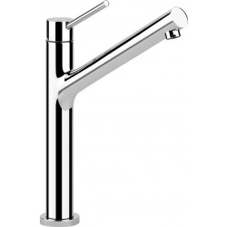 Kitchen tap Deck-mounted material: Brass, color: Chrome surface: Glossy Deck-mounted