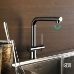 Kitchen tap Deck-mounted material: Brass L-Spout, color: Chrome surface: Glossy Deck-mounted Kitchen tap Deck-mounted material: Brass L-Spout, color: Chrome surface: Glossy Deck-mounted