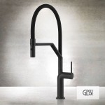 Kitchen tap Deck-mounted material: Brass with shower Matte Black, color: Black surface: Matt Deck-mounted Kitchen tap Deck-mounted material: Brass with shower Matte Black, color: Black surface: Matt Deck-mounted