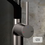 Kitchen tap Deck-mounted material: Brass with shower Finox Brushed Nickel, color: Chrome/Black surface: Brushed Deck-mounted Kitchen tap Deck-mounted material: Brass with shower Finox Brushed Nickel, color: Chrome/Black surface: Brushed Deck-mounted