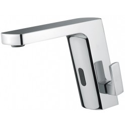 Wash basin tap Deck-mounted electronic material: Brass Without waste Μ size, color: Chrome surface: Glossy Deck-mounted