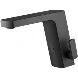 Wash basin tap Deck-mounted electronic material: Brass Without waste Μ size, color: Black surface: Matt Deck-mounted