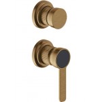 Shower tap Wall-mounted concealed - complete set 2 holes 3 way material: Brass mixer without hand shower, hose and holder Antique Brass, color: Bronze surface: Brushed Wall-mounted - external part Shower tap Wall-mounted concealed - complete set 2 holes 3 way material: Brass mixer without hand shower, hose and holder Antique Brass, color: Bronze surface: Brushed Wall-mounted - external part
