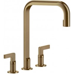Kitchen tap Deck-mounted material: Brass Warm Bronze Brushed PVD, color: Bronze surface: Brushed Deck-mounted