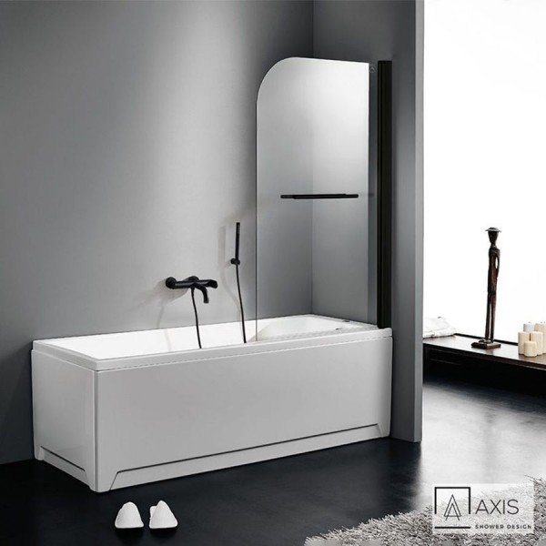 Καμπίνα μπανιέρας ευθύγραμμη 85x140 6mm σταθερή με πετσετοθήκη χρωμέ, αντιστρεφόμενη Black Matt επιφάνεια: Ματ, χρώμα: Μαύρο Ευθύγραμμες Καμπίνα μπανιέρας ευθύγραμμη 85x140 6mm σταθερή με πετσετοθήκη χρωμέ, αντιστρεφόμενη Black Matt επιφάνεια: Ματ, χρώμα: Μαύρο Ευθύγραμμες