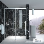 Shower enclosure Linear 120x200 8mm sliding surface: Glossy, color: Chrome Linear