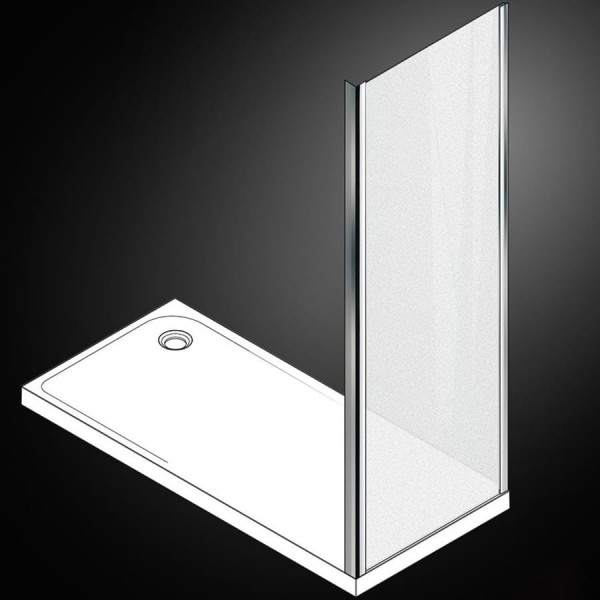 Καμπίνα ντουζιέρας ευθύγραμμη 80x180 5mm σταθερή Fabric επιφάνεια: Γυαλιστερή, χρώμα: Χρωμέ Ευθύγραμμες Καμπίνα ντουζιέρας ευθύγραμμη 80x180 5mm σταθερή Fabric επιφάνεια: Γυαλιστερή, χρώμα: Χρωμέ Ευθύγραμμες