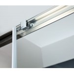 Shower enclosure Linear 140x200 6mm sliding surface: Glossy, color: Chrome Linear Shower enclosure Linear 140x200 6mm sliding surface: Glossy, color: Chrome Linear