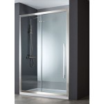 Shower enclosure Linear 140x200 6mm sliding surface: Glossy, color: Chrome Linear Shower enclosure Linear 140x200 6mm sliding surface: Glossy, color: Chrome Linear