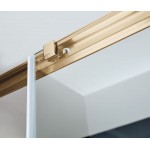 Καμπίνα ντουζιέρας ευθύγραμμη 140x200 6mm συρόμενη Βronze Brushed επιφάνεια: Βουρτσισμένη, χρώμα: Μπρονζέ Ευθύγραμμες
