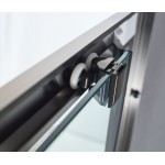Shower enclosure Linear 140x200 6mm sliding Black Brushed surface: Brushed, color: Black Linear Shower enclosure Linear 140x200 6mm sliding Black Brushed surface: Brushed, color: Black Linear