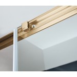 Shower enclosure Linear 100x200 6mm sliding brushed bronze surface: Brushed, color: Bronze Linear Shower enclosure Linear 100x200 6mm sliding brushed bronze surface: Brushed, color: Bronze Linear
