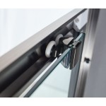 Shower enclosure Linear 100x200 6mm sliding Inox Black Brushed surface: Brushed, color: Black Linear Shower enclosure Linear 100x200 6mm sliding Inox Black Brushed surface: Brushed, color: Black Linear