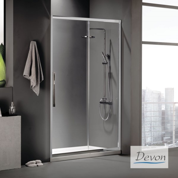 Shower enclosure Linear 120x220 6mm sliding surface: Glossy, color: Chrome Linear Shower enclosure Linear 120x220 6mm sliding surface: Glossy, color: Chrome Linear