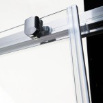 Shower enclosure Square 110x110x195 6mm sliding surface: Glossy, color: Chrome Square Shower enclosure Square 110x110x195 6mm sliding surface: Glossy, color: Chrome Square