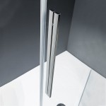 Shower enclosure Square 110x110x195 6mm sliding surface: Glossy, color: Chrome Square Shower enclosure Square 110x110x195 6mm sliding surface: Glossy, color: Chrome Square
