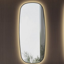 Mirror, shape: Rectangle 50x110 material: Crystal, color: Black Mirrors
