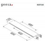 Ράφι με πετσετοθήκη 60x12,5 από ορείχαλκο Black Matt, χρώμα: Μαύρο επιφάνεια: Ματ Ράφια με πετσετοθήκη Ράφι με πετσετοθήκη 60x12,5 από ορείχαλκο Black Matt, χρώμα: Μαύρο επιφάνεια: Ματ Ράφια με πετσετοθήκη