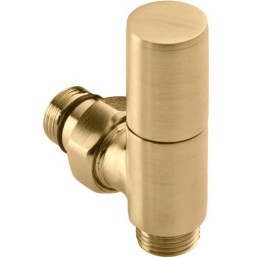 Διακόπτης θερμαινόμενης πετσετοθήκη Brushed Brass (Gold) (Σετ 2 τεμαχίων) από inox, χρώμα: Χρυσό επιφάνεια: Βουρτσισμένη