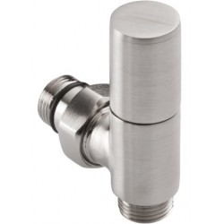 Switch material: Inox, color: Chrome surface: Brushed Angle valves