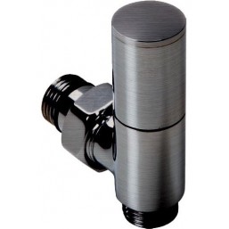 Διακόπτης θερμαινόμενης πετσετοθήκης Black Brushed (Σετ 2 τεμαχίων) από inox, χρώμα: Μαύρο επιφάνεια: Βουρτσισμένη