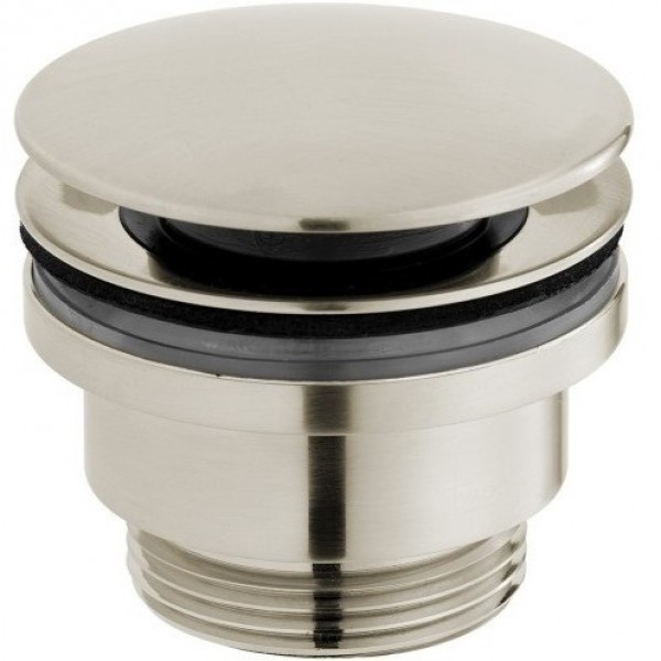 Βαλβίδα νιπτήρος click-clack/ συνεχούς ροής, Brushed Nickel χωρίς υπερχείλιση από ορείχαλκο επιφάνεια: Βουρτσισμένη, χρώμα: Χρωμέ Βαλβίδες Βαλβίδα νιπτήρος click-clack/ συνεχούς ροής, Brushed Nickel χωρίς υπερχείλιση από ορείχαλκο επιφάνεια: Βουρτσισμένη, χρώμα: Χρωμέ Βαλβίδες