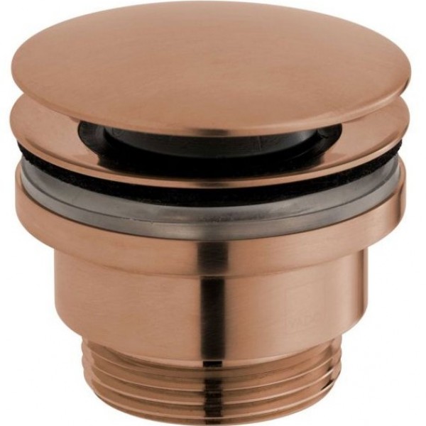 Βαλβίδα νιπτήρος click-clack/ συνεχούς ροής, brushed Bronze χωρίς υπερχείλιση από ορείχαλκο επιφάνεια: Βουρτσισμένη, χρώμα: Μπρονζέ Βαλβίδες