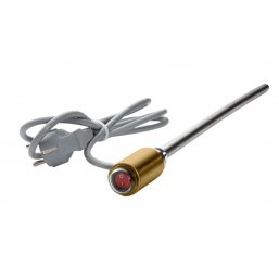 Αντίσταση ηλεκτρική, θερμαινόμενης πετσετοθήκης, 250Watt, ON/OFF antique brass από inox