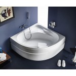 Bathtub Corner 120x120 material: Acrylic 180 lt, color: White surface: Glossy Corner Bathtub Corner 120x120 material: Acrylic 180 lt, color: White surface: Glossy Corner